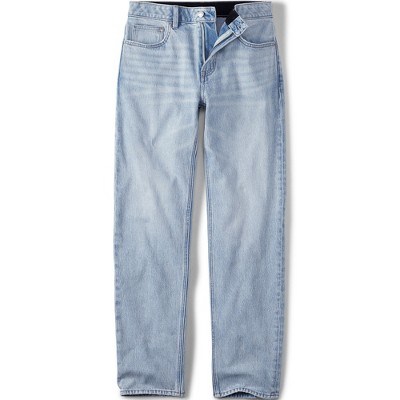 Lands' End Men's Stretch Comfort Waist Classic Fit Jean - 30x28 - Light Northshore Wash