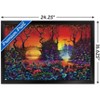 Trends International Danny Flynn - Red Jungle Framed Wall Poster Prints - 3 of 4