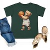 The Juniper Shop Watercolor Basketball Bear Toddler Short Sleeve Tee - 3 of 4