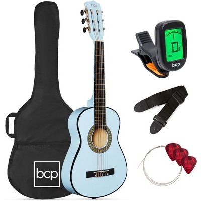 Best Choice Products 30in Kids Acoustic Guitar Beginner Starter Kit with Strap, Case, Strings