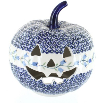 Blue Rose Polish Pottery Tulip Large Pumpkin Luminary : Target