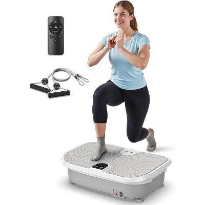 FEIERDUN Vibration Plate Exercise Machine, 400 LBS Capacity Vibration Plate for Lymphatic Drainage