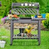 Yaheetech Outdoor Garden Potting Bench Wooden Work Station - 2 of 4