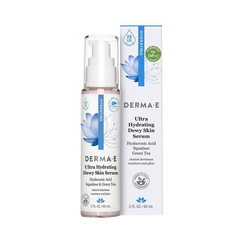 derma e Ultra Hydrating Dewy Skin Face Serum - 2 fl oz, 1 of 15
