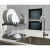 LunaLulinlk 2-tier Dish Rack with Cutlery Drainer - 4 of 4