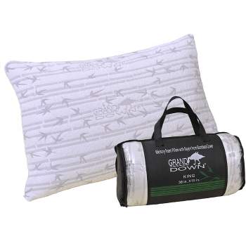 Traditional Memory Foam Pillow with Removable Cover - Blue Nile Mills