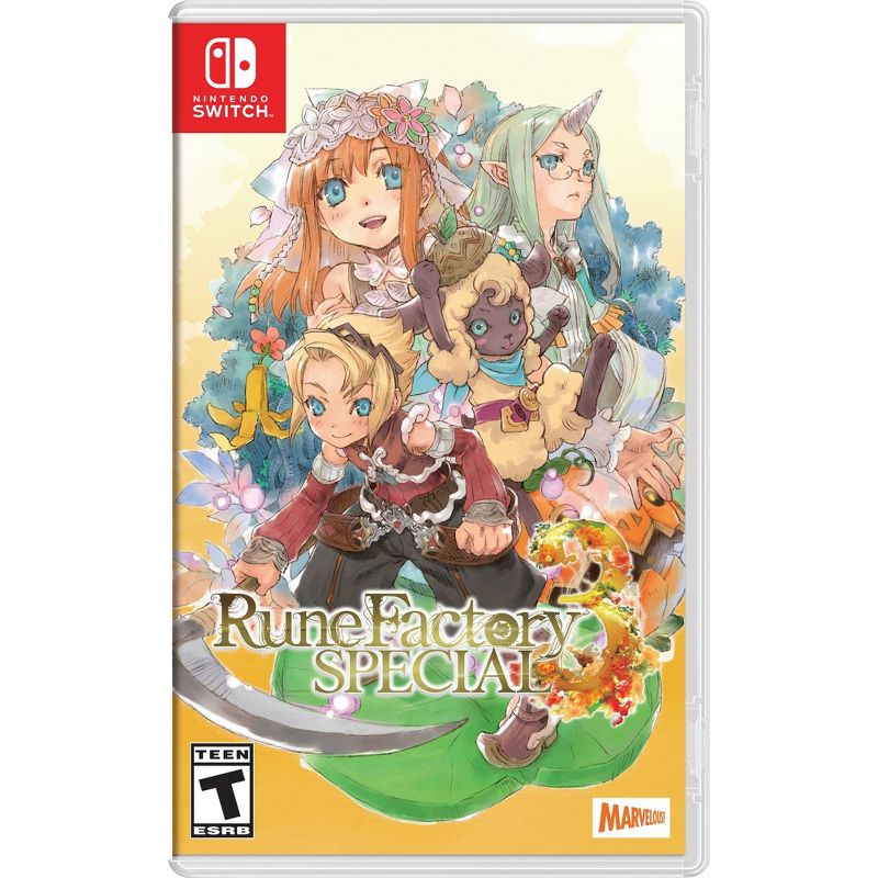 Rune Factory 3 Special - Nintendo Switch: Remastered RPG Adventure, Single Player, Teen Rating, 1 of 7