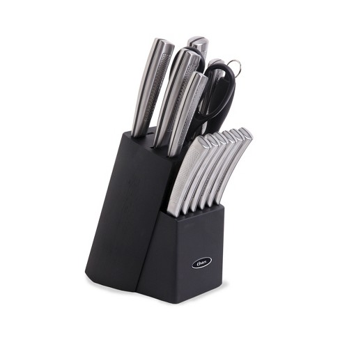 Oster Steffen 14 Piece Stainless Steel Cutlery Set With Storage Block :  Target