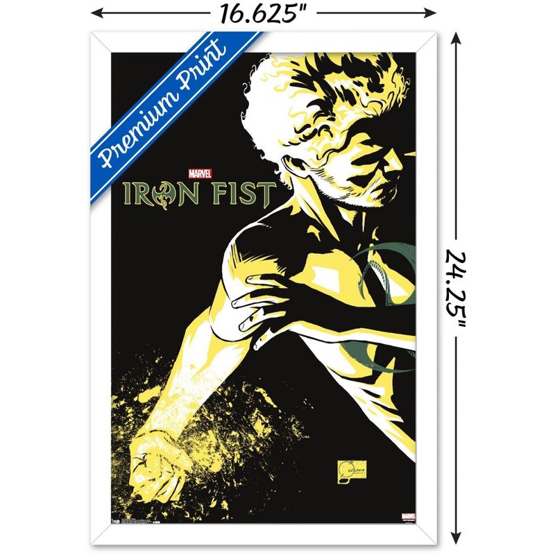 Trends International Marvel Comics TV - Iron Fist - Promo Framed Wall Poster Prints, 3 of 7