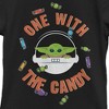 Girl's Star Wars: The Mandalorian Halloween Grogu One With the Candy T-Shirt - 2 of 4