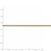 Black Bow Jewelry 2.1mm 14k Yellow Gold Solid Wheat Chain Necklace - 4 of 4