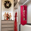 Northlight 36” VerticalHanging Christmas Decoration Organizer Storage Bag - 36" -  Red and Green - 3 of 4