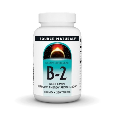 Vitamin B-2 100mg by Source Naturals, Inc.  -  250 Tablet