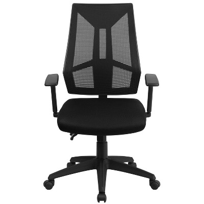 ErgoFlex High Back Black Mesh Adjustable Swivel Task Chair