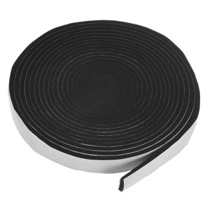 Unique Bargains High Temp Self Stick Heat Resistant BBQ Gasket Tape Grill Gasket Black White - 1 of 4