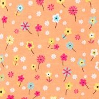 honey peach floral