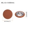 Unique Bargains Round Metal Sewing Cloth Covered Button 10 Pcs - 2 of 4