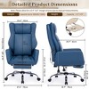 DYHOME Multi-Posture Massage Office Chair - 3-Way Recliner with Zero Gravity & Foldable Armrest, Ergonomic Chair for Home Office - 3 of 4