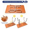 46" Dog Grooming Table,Foldable Home Pet Bathing Station with Adjustable Height Arm/Noose/Mesh Tray - 4 of 4