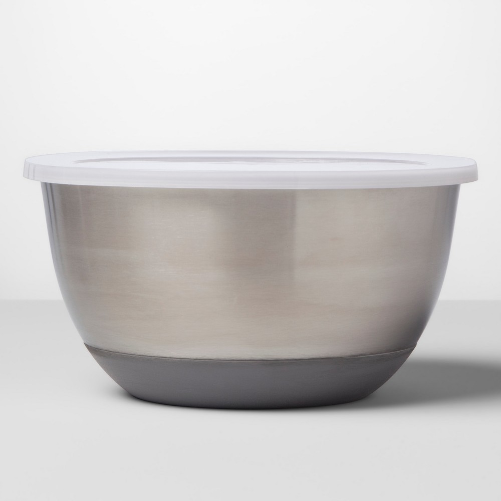 Stainless Steel Non-Slip Covered Mixing Bowl - Made By Design&amp;#8482;