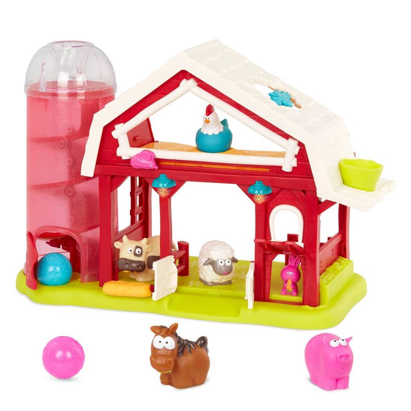 B. toys - Interactive Toy Red Barn - Musical Fun Farm, 1 of 12