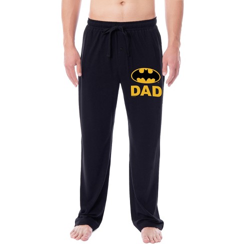 DC Comics Men's Batman Vintage Classic Bat Logo Sleep Jogger