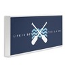 Stupell Industries Better At Lake with Crossed Oars, 24" x 10" - 3 of 4