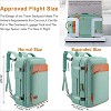 Expandable Carry On Backpack , Flight Approved Suitcase Backpack with 4 Packing Cubes for Travel - 2 of 4