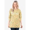 Woman Within Plus Size Perfect Printed Long-Sleeve Crewneck Tee - 4 of 4