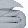 Farm to Home Dreamy Organic Duvet Set – 100% Organic Cotton, 300 TC Solid Sateen, Soft, Breathable, Lightweight, Hotel-Style Details - 2 of 3