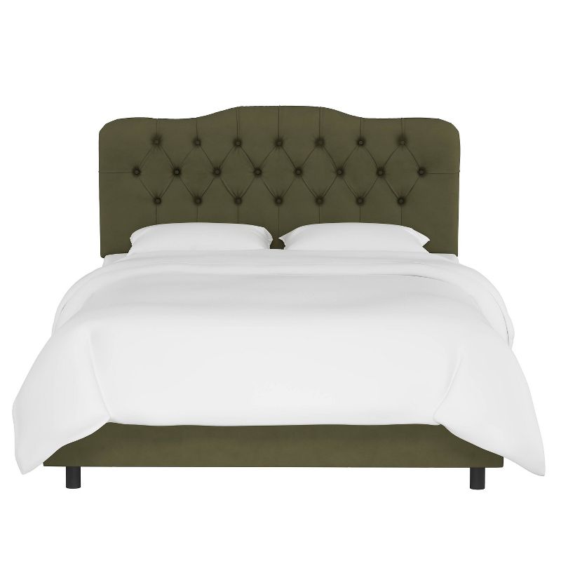 Skyline Furniture Seville Upholstered Bed in Linen, 3 of 8