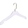 HomeCube USA Clear Acrylic Coat Hangers with Gold Hook, Elegant, Durable & Heavy Duty, Perfect For Home & Boutique Use - 4 of 4