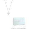 Adornia Silver Plated Pearl-Studded Clover Necklace - 3 of 3