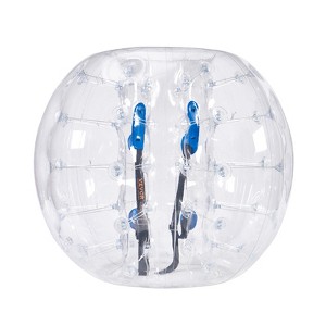 VEVOR Inflatable Bumper Ball 1-Pack, 4FT/1.2M Body Sumo Zorb Balls for Teen & Adult, 0.8mm Thick PVC Human Hamster Bubble Balls - 1 of 4