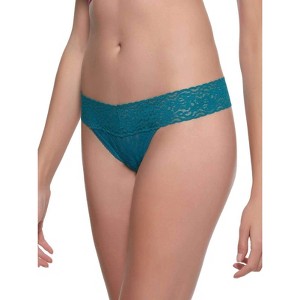 Felina Signature Stretchy Lace Low Rise Thong | Panty - 1 of 3