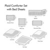 NicBex 9 Piece Polyester Queen Plaid Printed Bed Set with Bed Sheets,Comfort Sheets Set for Bedroom - 3 of 4