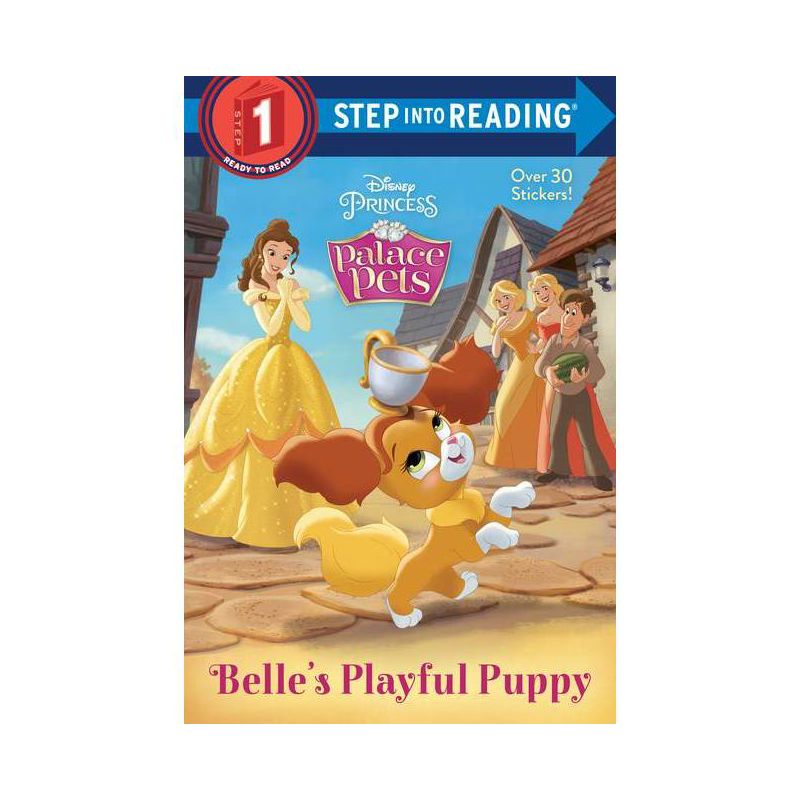 Belle's Playful Puppy (Disney Princess: Palace Pets) - (Step Into Reading) by  Random House Disney (Paperback), 1 of 2