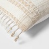 Square Woven Pattern Tassel Decorative Throw Pillow - Threshold™ - 4 of 4