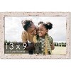 PosterPalooza | Photo Size Shabby Chic White Picture Frame - UV Acrylic, Foam Board Backing, Hanging Hardware - 2 of 4