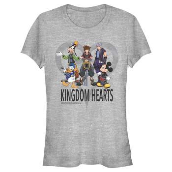 Juniors Womens Kingdom Hearts 3 Box Art T-Shirt