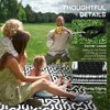 Gulches Outsunny Reversible Outdoor Rug, 9' x 18' Waterproof Plastic Straw Floor Mat with Carry Bag - 3 of 4