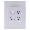 GE 6 Outlet Surge Protector Charging Station - 3 of 4