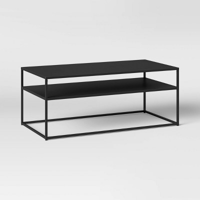 Glasgow Metal Coffee Table Black 
