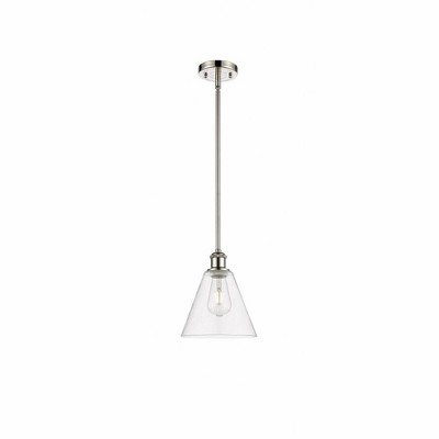 Berkshire - 1 Light Mini Pendant In Industrial Style-9.75 Inches Tall and 8 Inches Wide