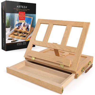 Arteza Wooden Tabletop Easel with Storage Drawer & Palette (ARTZ-9976)