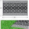 Acekool Bohemian Outdoor Rug, Reversible Plastic Mat, All-Weather - 2 of 4