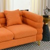 NicBex 60 Inch Loveseat,Modern Oversized Loveseat Sofa with 2 Pillows,Upholstered 2-Seater Couch for Living Room,Bedroom,Lounge - 3 of 4