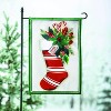 Evergreen Merry Christmas Stocking Applique Garden Flag 12 x 18 Inches Indoor Outdoor Decor - 3 of 4