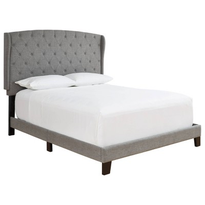 King Vintasso Upholstered Bed Gray - Signature Design by Ashley