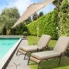 Aoodor 72 x 21 x 3 Inches Patio Chaise Lounger Cushions, Olefin Fabric Slipcovers with Sponge Foam, Set of 2 - 2 of 4